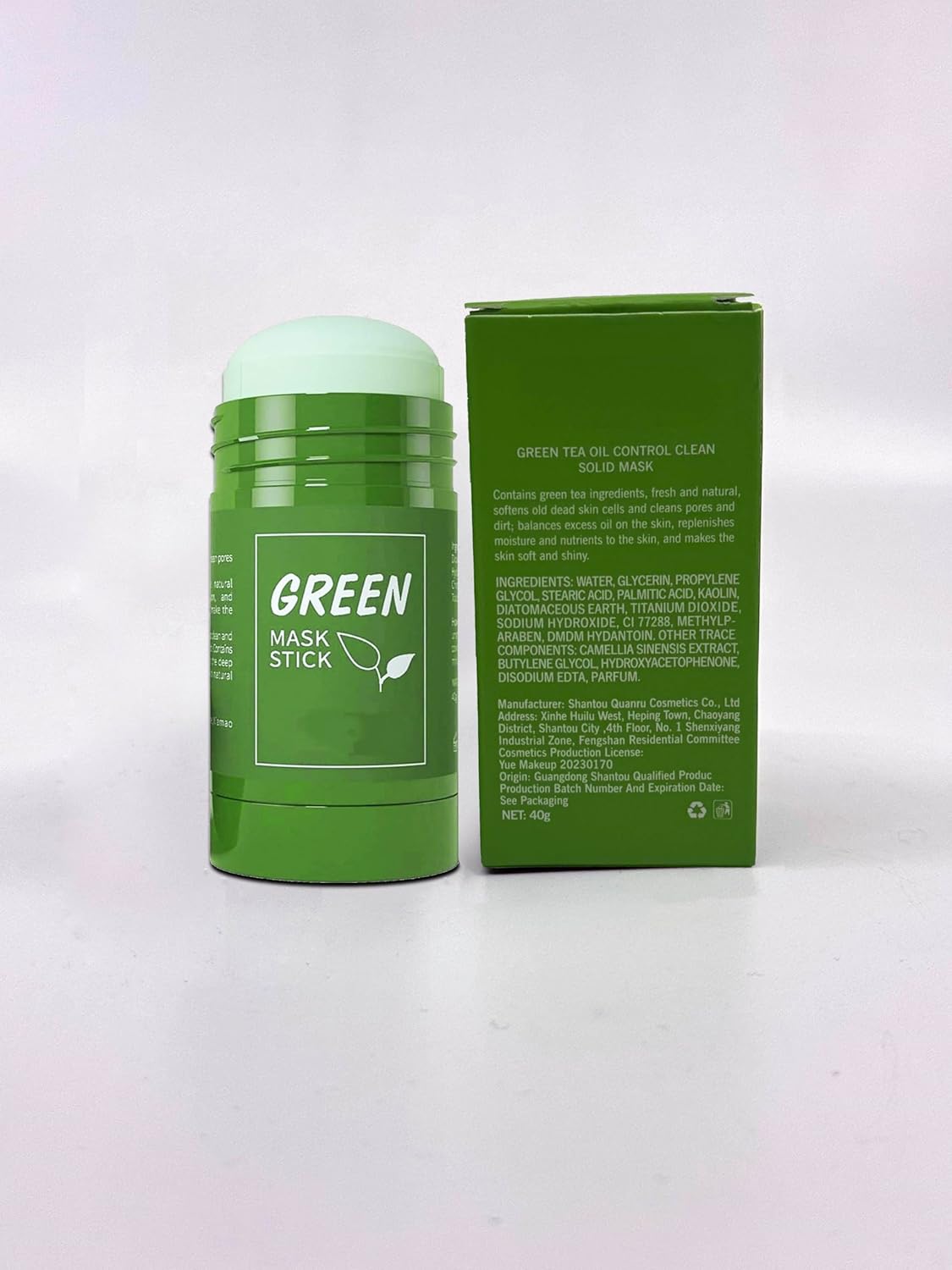Face Cleanser and Blackhead Remover with Green Tea Extract — Glow Mask