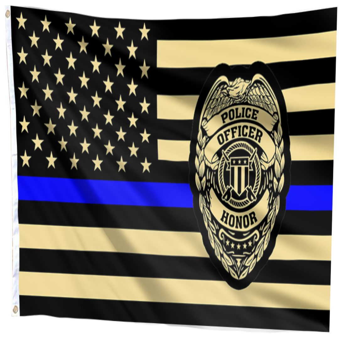 Thin Blue Line Honor Flag