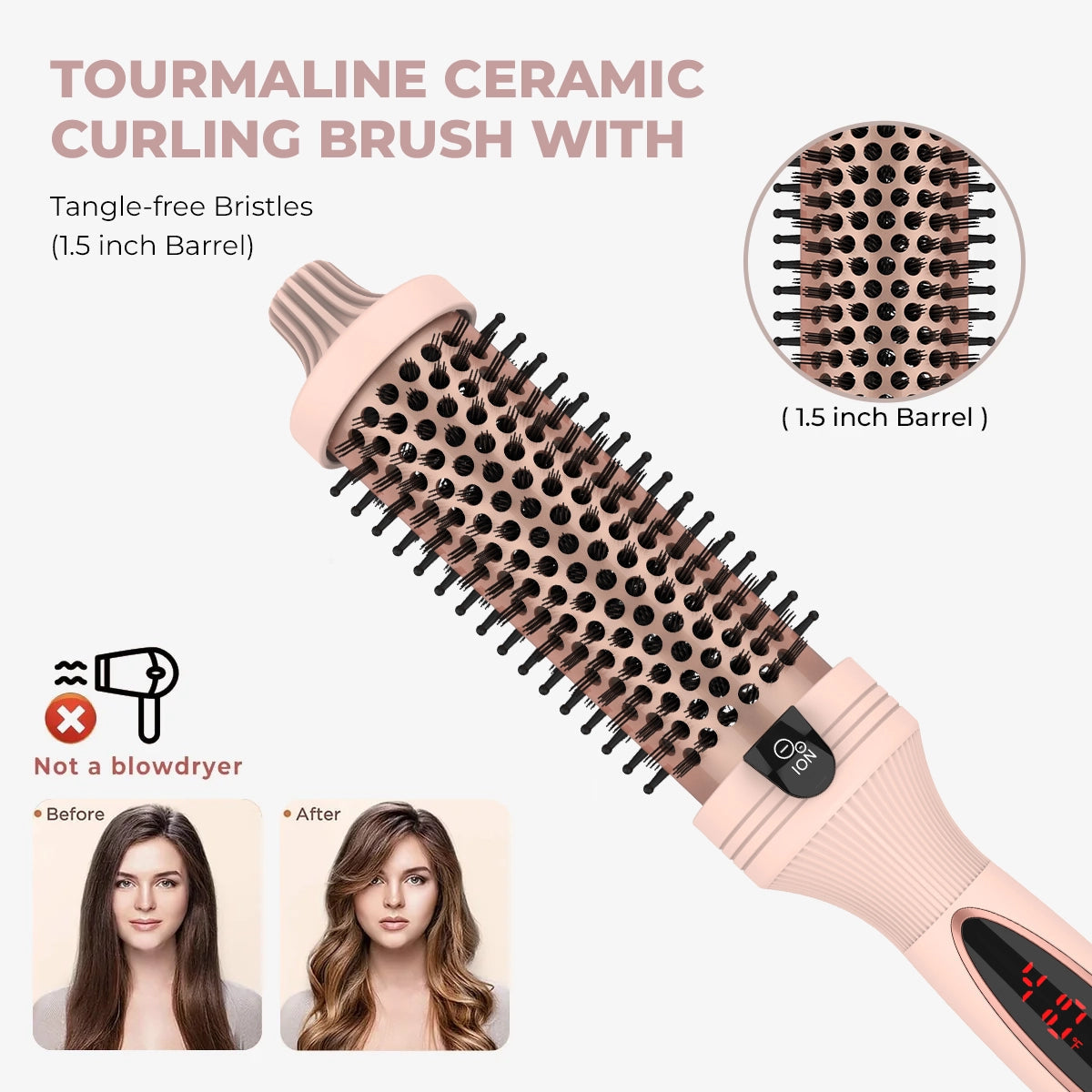 LuxeIon Pro 3-in-1 Heat Thermal Brush
