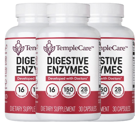 TempleCare™ Gut Relief Pro — Advanced Digestive Enzyme