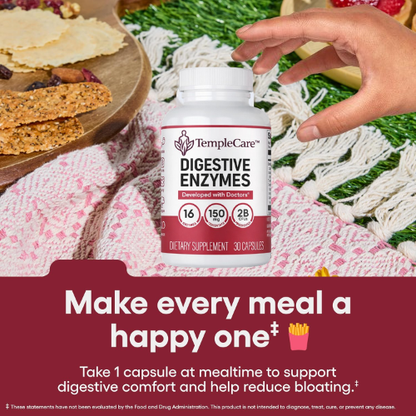 TempleCare™ Gut Relief Pro — Advanced Digestive Enzyme