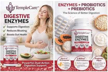 TempleCare™ Gut Relief Pro — Advanced Digestive Enzyme