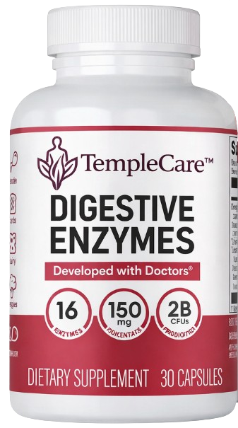 TempleCare™ Gut Relief Pro — Advanced Digestive Enzyme