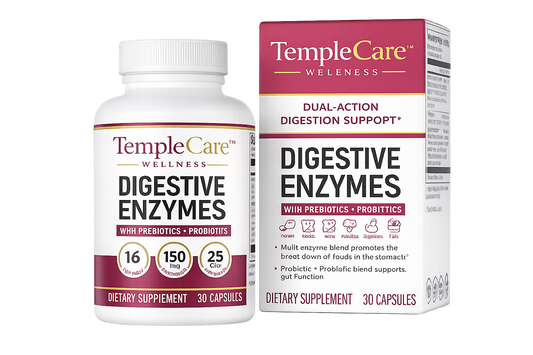 TempleCare™ Gut Relief Pro — Digestive Enzyme