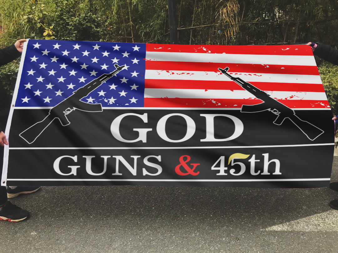 Patriot Defend Freedom Backyard Flag Banner