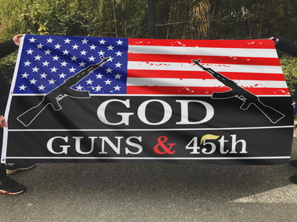 Patriot Defend Freedom Backyard Flag Banner