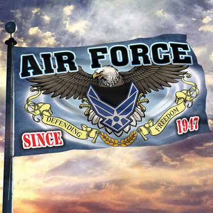 Premium Defending Freedom Military Tribute Flag