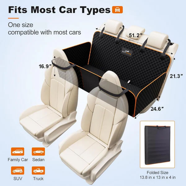 Durable Dog Seat Cover