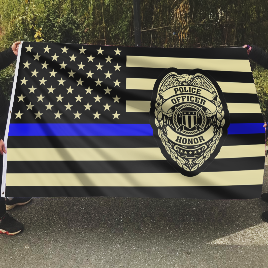 Thin Blue Line Honor Flag