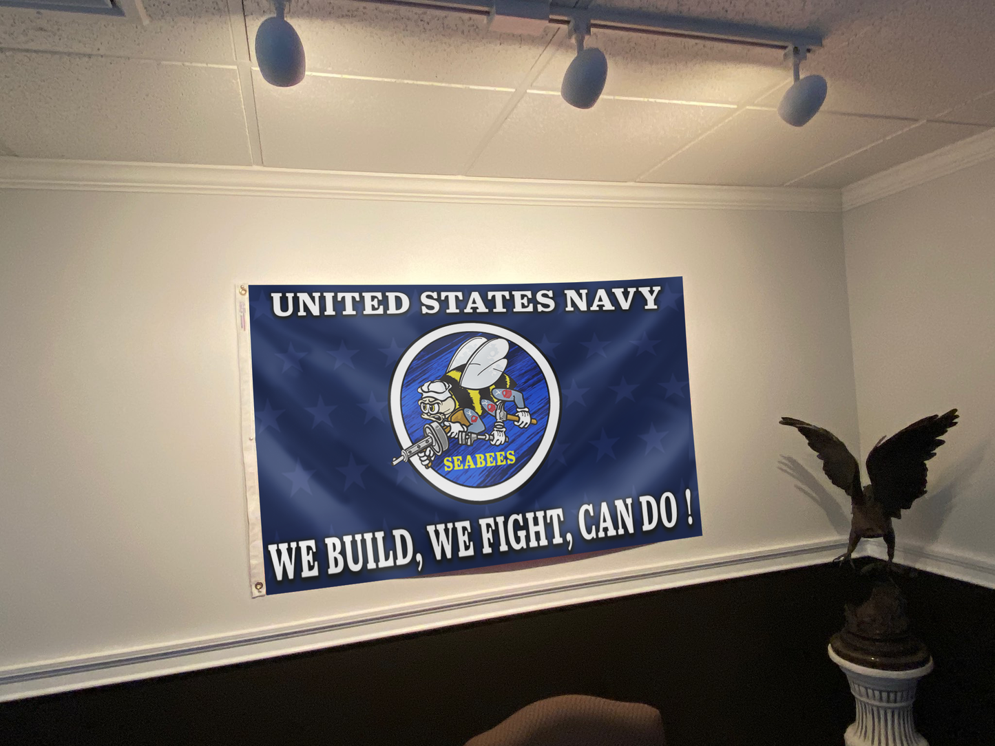Seabees Pride Navy Tribute Flag