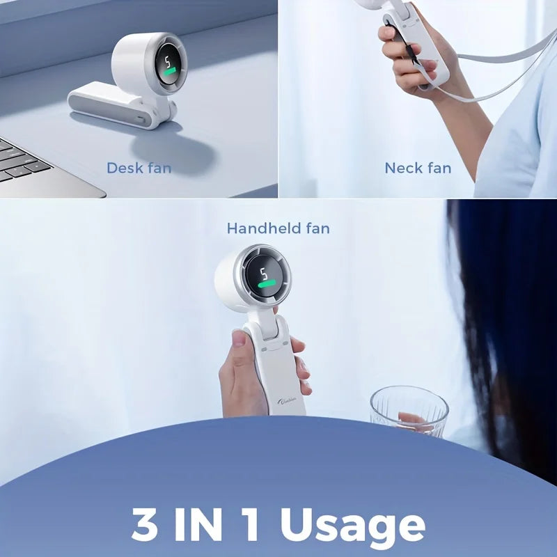 BreezeGo™ 2-in-1 Portable Cooling Fan