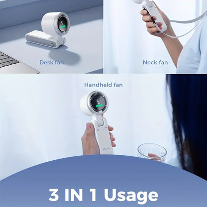 BreezeGo™ 2-in-1 Portable Cooling Fan