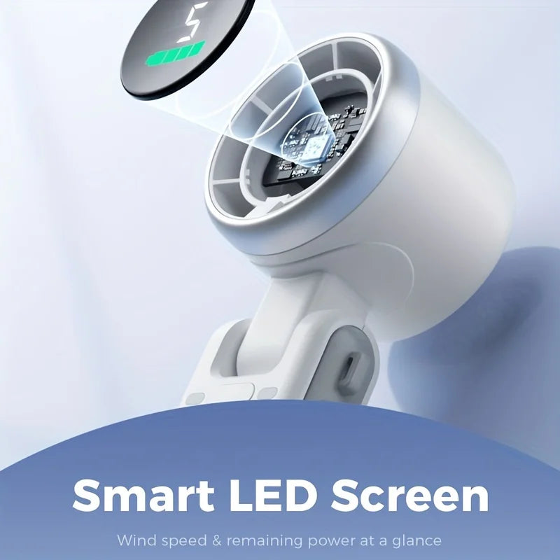 BreezeGo™ 2-in-1 Portable Cooling Fan