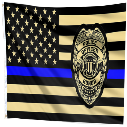 Thin Blue Line Honor Flag