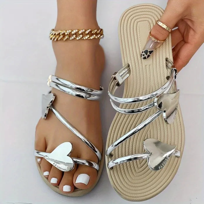 Cupid's Stylish Heart Sandals