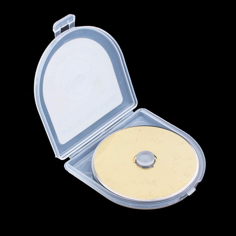 "Elite Titanium-Coated Rotary Blades – 45mm, 10 Replacement Blades