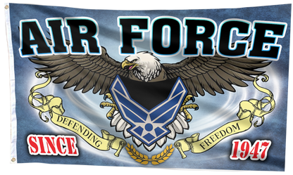 Premium Defending Freedom Military Tribute Flag