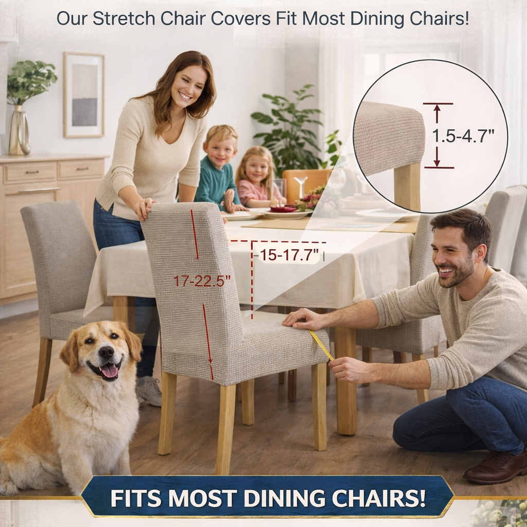 SeatRevive™ Universal Dining Chair Cover